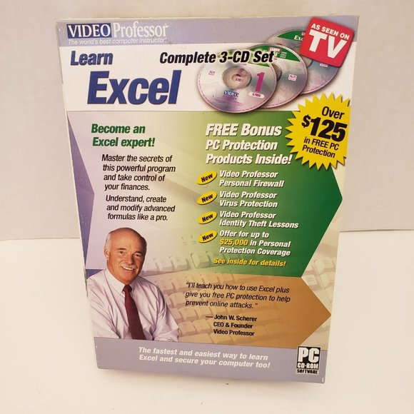 Learn Excel 3 CD Set - Picture 7 of 7